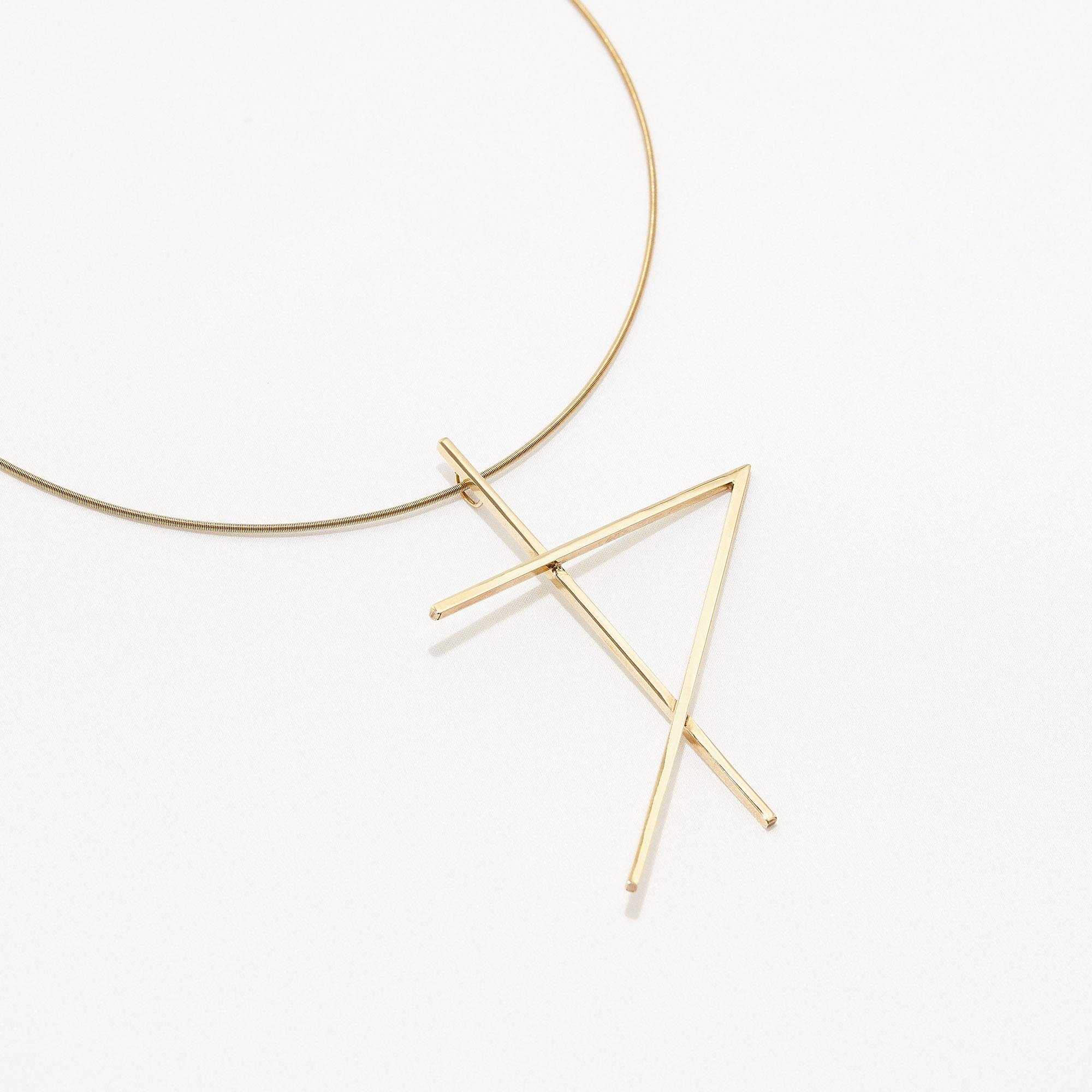 ALPHABET RHYTHM necklace Minimalist, handcrafted - Monom
