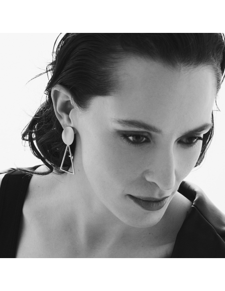 RHEA earrings Minimalist, handcrafted - Monom