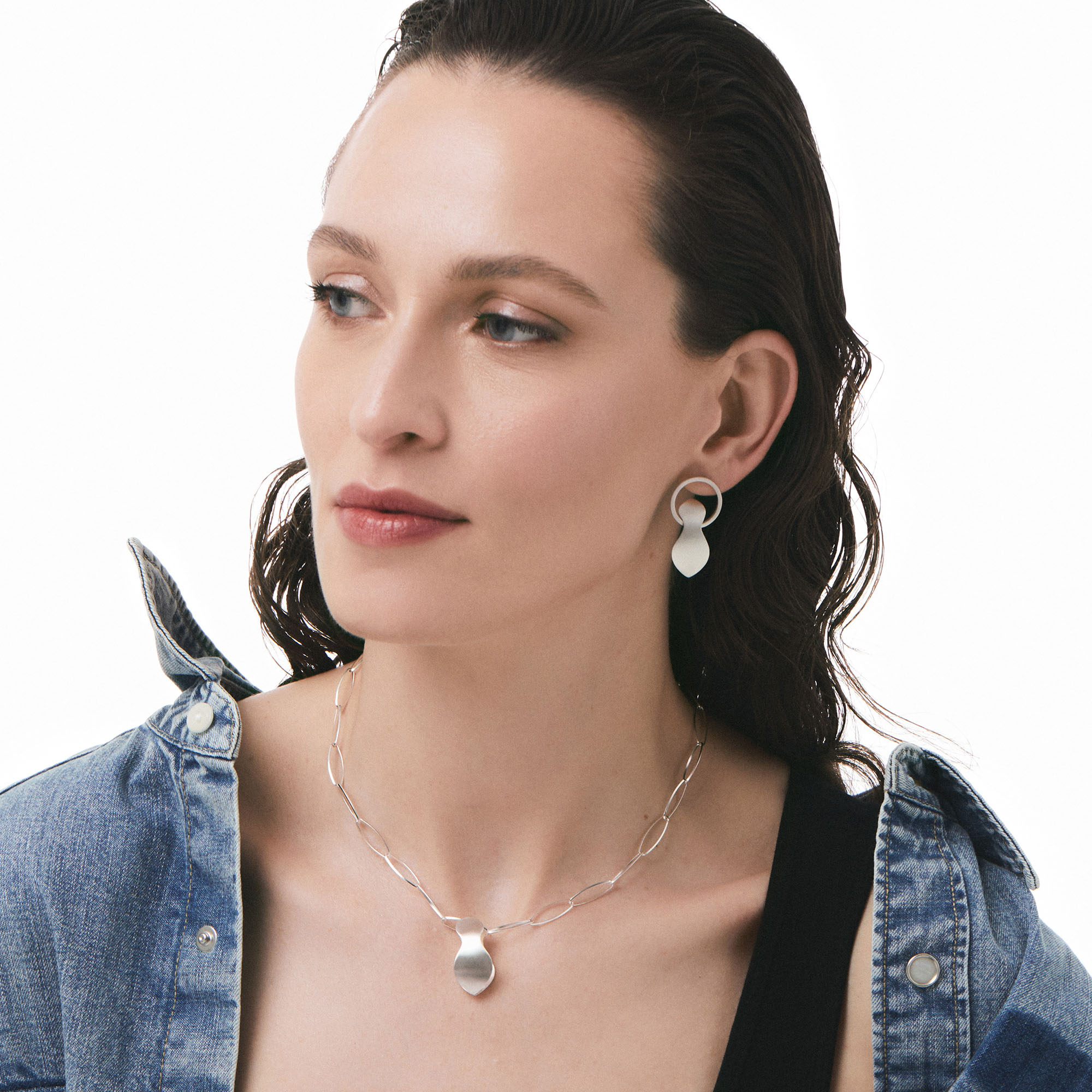 AURA earrings Minimalist, handcrafted - Monom 2