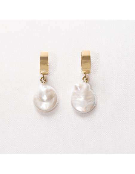 Cercei AVA CREOLE Minimal, realizati manual. - Monom