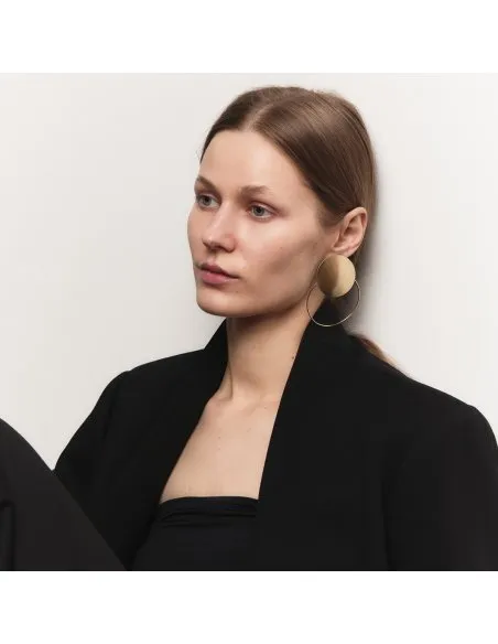 Bendis Double Circle Earrings