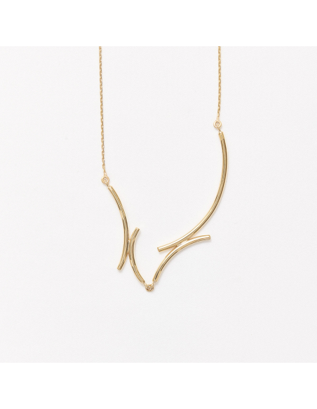 Colier FORMA design minimal, realizat manual. - Monom