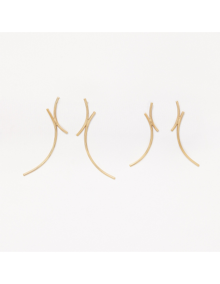 GAIA Minimal Earrings, Handmade by Monom