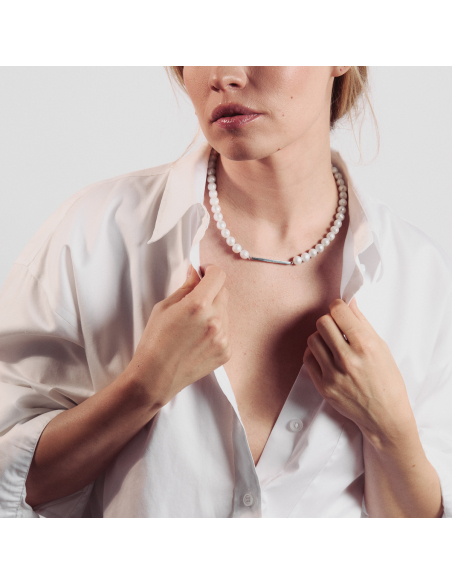 Colier LINIA small Minimal, realizat manual. - Monom