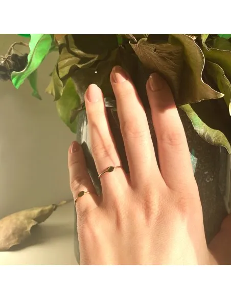 MINIM Oval Minimal Ring - Handmade by Monom