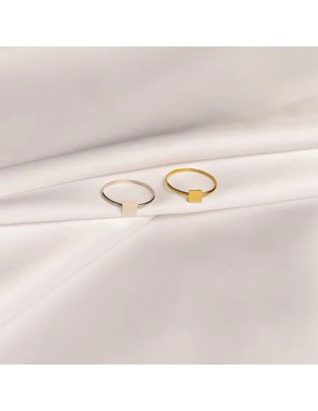 MINIM Square Minimal Ring - Handmade by Monom
