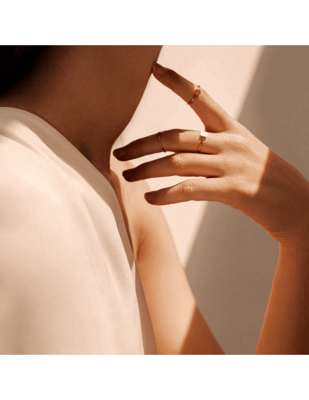 MINIM Square Minimal Ring - Handmade by Monom