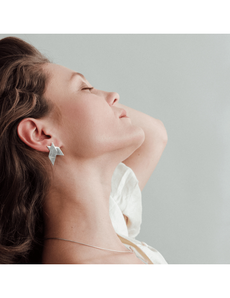 Cercei ALPHABET STRENGTH Minimalism, realizati manual. - Monom