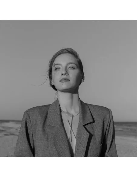 Colier ALPHABET X Minimal, realizat manual. - Monom